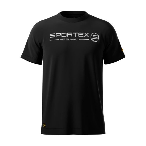 Sportex T-Shirt Black Tričko L