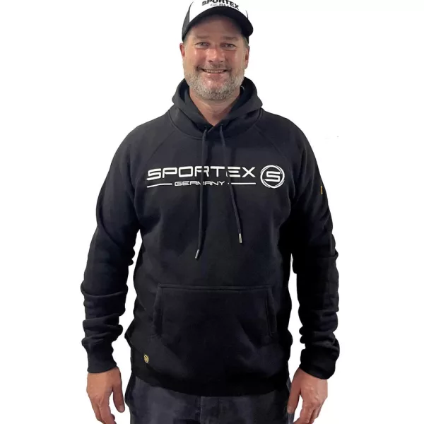 Sportex Hoodie Black Mikina s kapucňou XL
