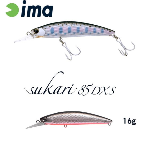 Ima Sukari 85DXS 8,3cm 16gr 003 Silver Back Wobbler