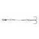 Sakura - SOFT LURE RIG - Size L - 9CM - Single Hook (1 HOOK treble) - Trojháčik - Ostnatý háčik, Trojitý háčik