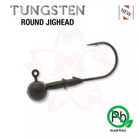  Sakura - TUNGSTEN ROUND JIGHEAD 3/16 - 5,3G / Háčik #2/0 x 2ks (Prírodná farba) - JIG hlava