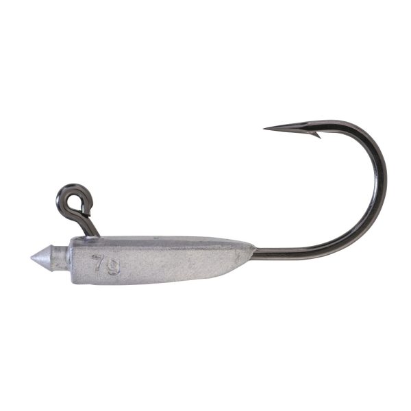 Sakura Tubflow Jighead Raw Finish 10,0gr 3/0 Jigová hlava 3ks