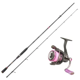   Sakura Ryokan FW Spinning Purple Limited 2,13m 5-25gr 2-dielny Prívlačový Prút Stingray EGI 2.0 2506 FD s navijakom, s vlascom