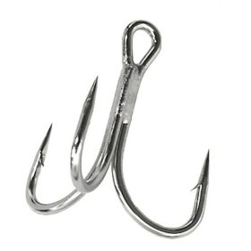   Sakura - HOOK treble 693 5X TI #3/0 - 5pcs - Trojháčik - Háčik s protihrotom, Trojháčik