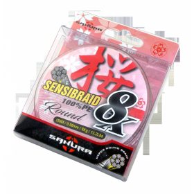   Sakura Sensibraid 8 pletená šnúra - Green 150 M - 0.15 Mm / 11Kg / 24.2Lbsr