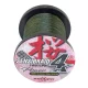 Sakura Sensibraid 4 pletená šnúra - GREEN 1000 M - 0.50 mm / 60Kg / 132Lbs