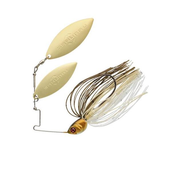 Sakura Cajun DW 14gr JC18 Spinnerbait - Zlatý Lesklý