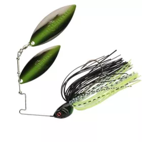 Sakura Cajun DW 21gr JC20 Spinnerbait - Čierno-Chartreuse
