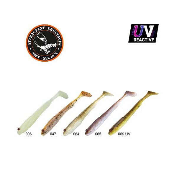 Sakura Gobygo 105 Gumená rybka Clear Water Pack 1 105mm - 5ks