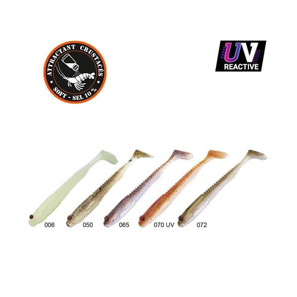 Sakura Gobygo 105 Gumená rybka Clear Water Pack 2 105mm - 5ks