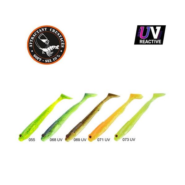 Sakura Gobygo 105 Gumená rybka Dark Water Pack 1 105mm - 5ks