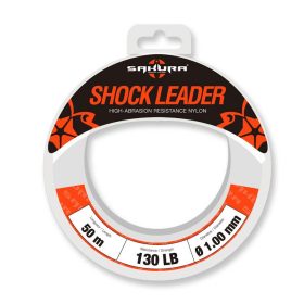   Sakura - SHOCK LEADER CLEAR 50 M - 1.28 mm / 170Lb. Test - Nadväzec - Fluorocarbon