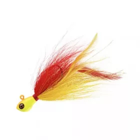   Sakura - R JIG BUCKTAIL 14 G - RT (Red Trauma) - Perová JIG hlava