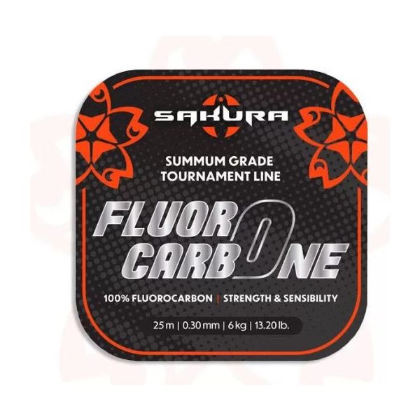 Sakura FLUOROCARBONE 25M fluorokarbónový nadväzec na prívlač