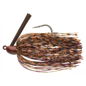   Sakura - TUNGSTEN SWIM JIG 1/2 OZ - 14G #PBJ (Peanut Butter Jelly) - JIG hlava so sukňou