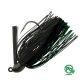 Sakura Tungsten Swim Jig 7,2gr B Jigová hlavička so sukničkou - Čierna