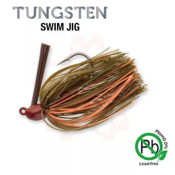 Sakura Tungsten Swim Jig 7,2gr BC Jigová hlavička so sukničkou - Bama Craw
