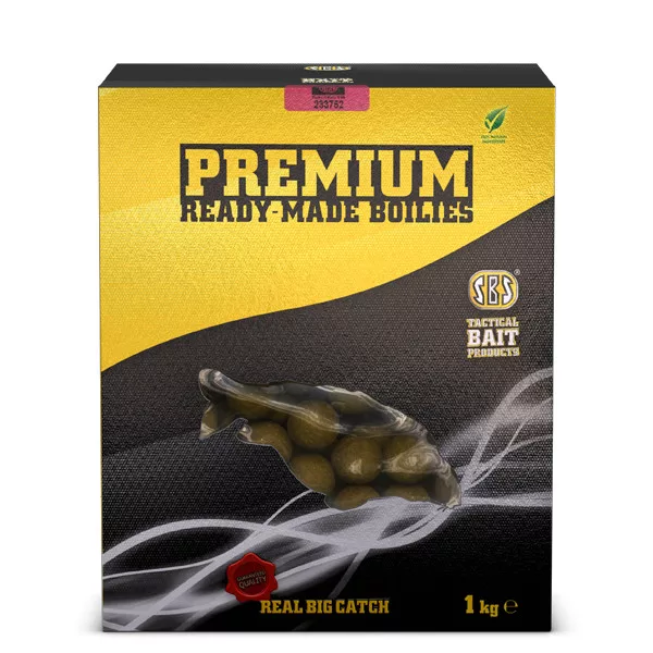 Sbs Premium hotové boilies Krill Halibut 1 Kg 20 Mm