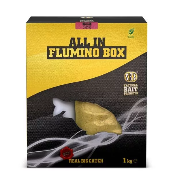 Sada návnad SBS All In Flumino Box Match Special 1kg+500ml