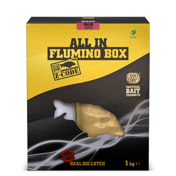 Sada návnad SBS All In Flumino Box Z-Code Pineapple 1kg+500ml