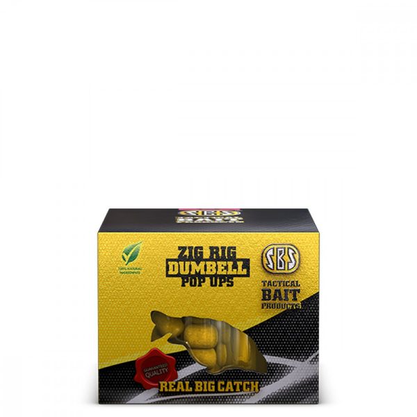 SBS Zig Rig Dumbell Pop Ups Korenené-Slivka 16mm 30g