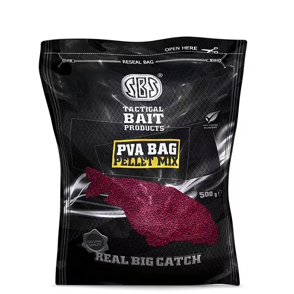Sbs Pva Bag Pellet Mix 1Kg Squid & Octopus S rybou múčkou