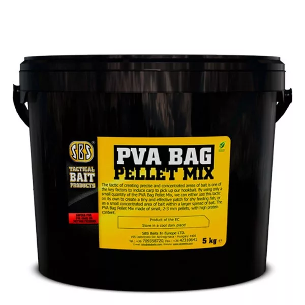 Sbs Pva Bag Pellet Mix 5Kg Squid & Octopus S rybou múčkou