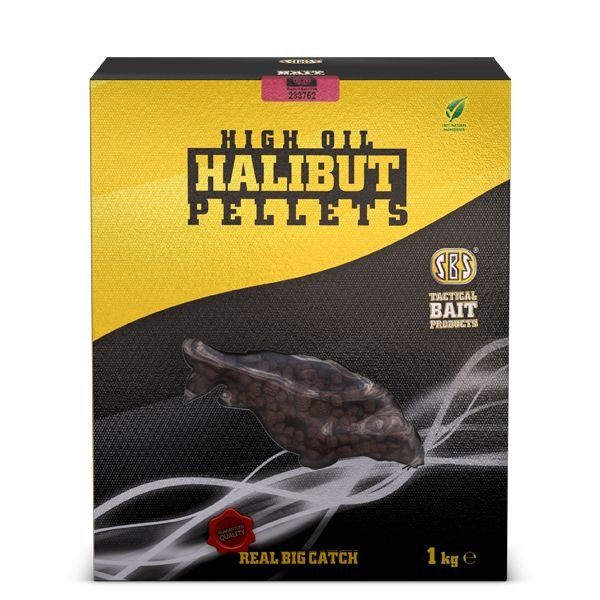 Sbs High Oil Halibut Pelety Ryba 1 Kg 8 Mm