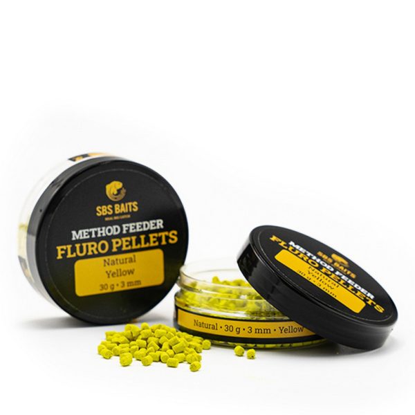 SBS Method Feeder Fluoro Žltá 3mm Peleta 30gr