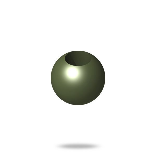 SBS Rubber And Bead Green 6 (Gumová perlička)