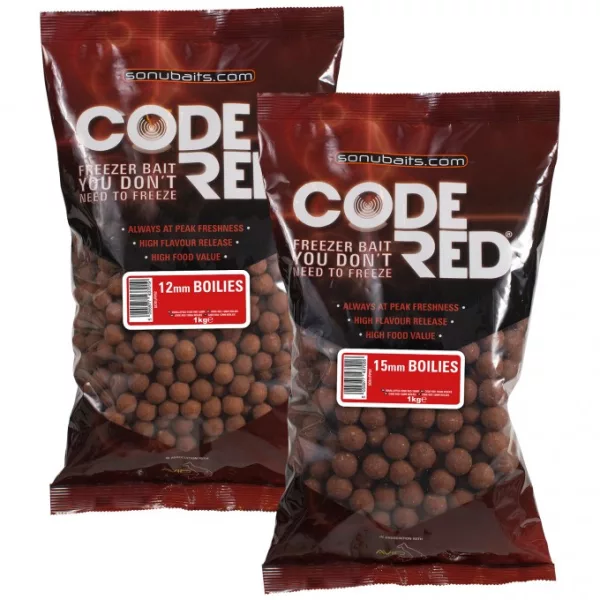 Sonubaits Code Red Boilies 12mm 1kg boilies