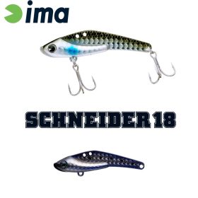 Ima Schneider 18 6,8cm 18gr 018 Black & Black Műcsali