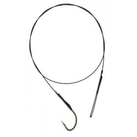   SERT - 7 STRAND TRACE WITH SINGLE HOOK - 60CM -15KG - Nadväzec odolný voči uhryznutiu