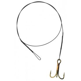   SERT - 7 STRAND TRACE WITH TREBLE HOOK - 60CM - 9KG - Nadväzec odolný voči uhryznutiu