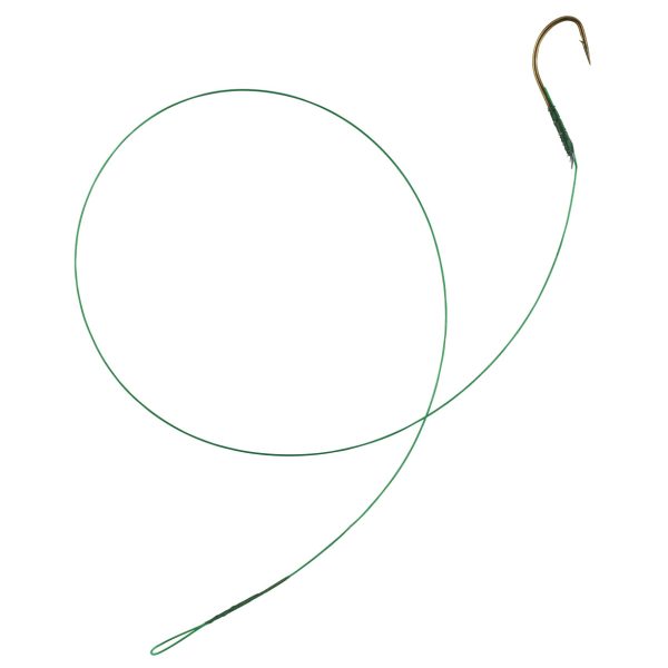 SRT Steel Rig 7-vláknový 40cm, 9kg Oceľový drôtený nadväzec s háčikom 2/0 s jedným hrotom 3ks