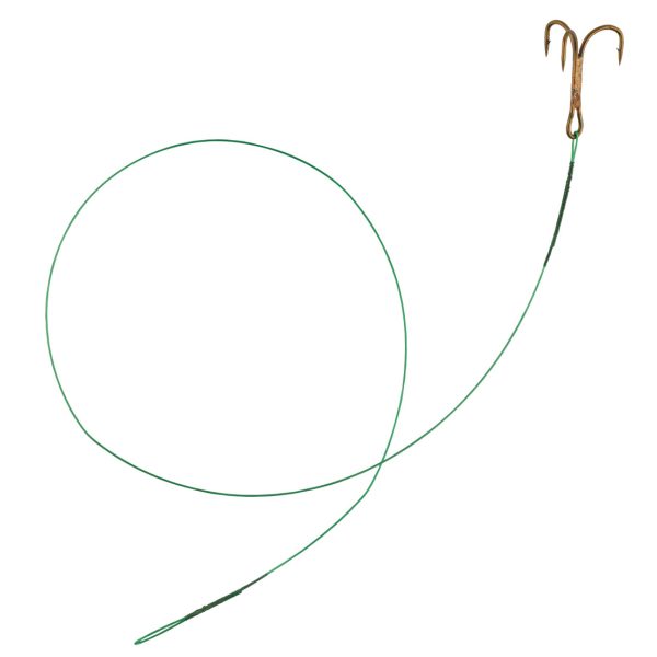 SRT Steel Rig 7-vláknový 40cm, 9kg Oceľový lankový náväzec s trojhákom 4 3ks