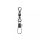 SERT - INTERLOCK SNAP + BARREL SWIVEL ČIERNA N°6 X8 - Otočný obratlík