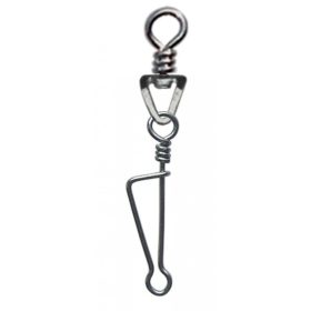   SERT - ITALIAN SWIVEL & SNAP LINK - NICKEL N°3 X8 - Otočný obratlík