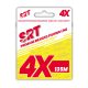 Sert Tresse 4x Srt Fluo Yellow Pletený vlasec 0,18mm 135m