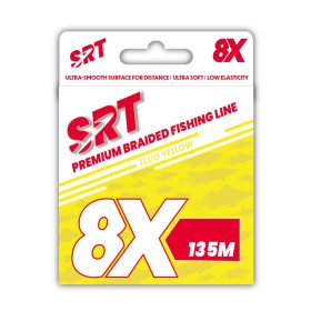 Sert Tresse 8x Srt Fluo Yellow Pletená Šnúra 0,14mm 135m