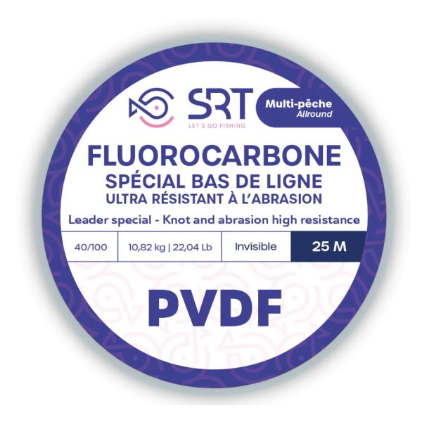 SRT Fluorocarbon SRT PVDF 0,60mm 25m Fluorocarbonový náväzcový vlasec