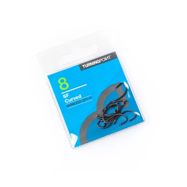Spotted Fin Curved Barbless háčik bez protihrotu veľkosť 6