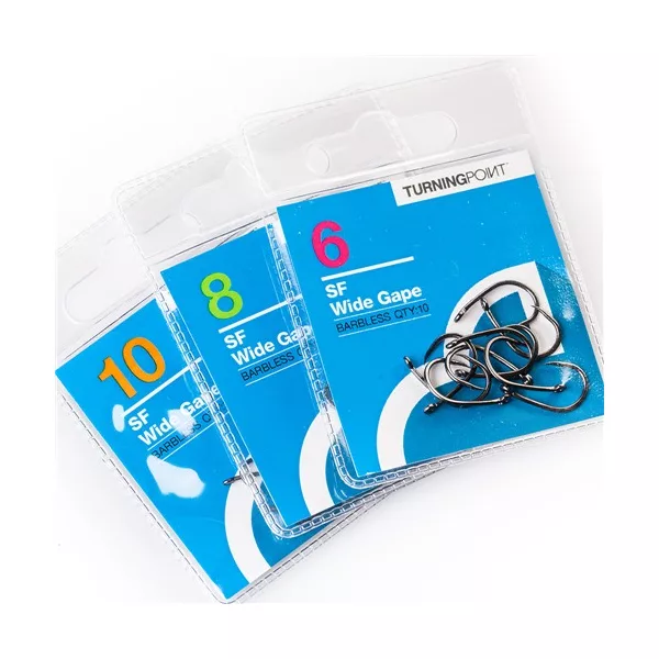 Spotted Fin Wide Gape Barbed - háčik bez protihrotu - veľkosť 6