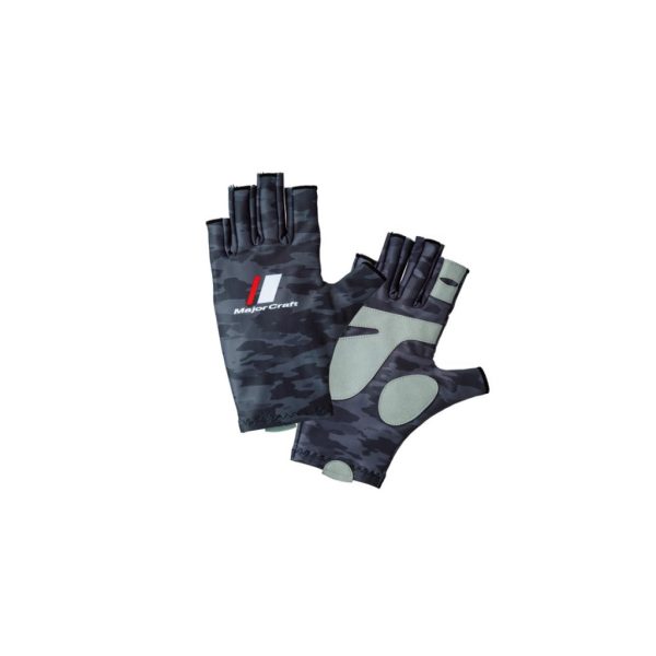 Major Craft UV-Cut Glove Tmavosivé Camo Letné Rukavice M