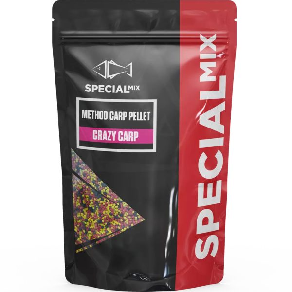 Speciál Mix 2,5mm Crazy Carp Method Carp Pelety 500gr