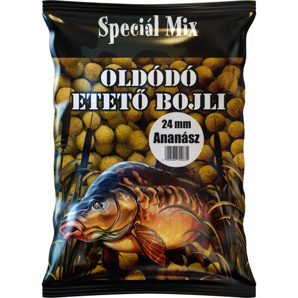 Speciál Mix 24mm Ananássové Rozpustné Kŕmne Boilie 1kg