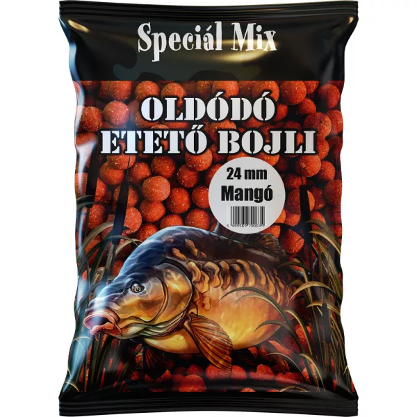 Speciál Mix 24mm Mangové Rozpustné Kŕmne Boilie 1kg