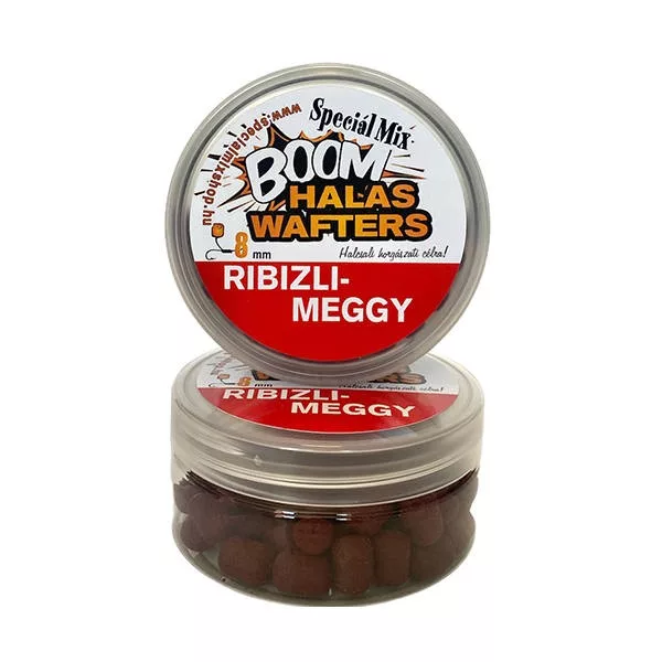 Speciál Mix 8mm Ríbezľa-Čerešňa Boom Rozpustné, Rybie Wafters Dumbell 20gr