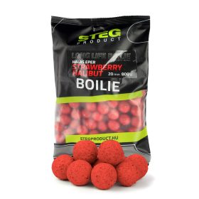   Stég Long Life Boilie 20mm Jahoda-Halibut Kŕmna boilies 800gr