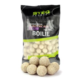   Stég Long Life Boilie 20mm Kyselina maslová-Slivka Kŕmna boilies 800gr